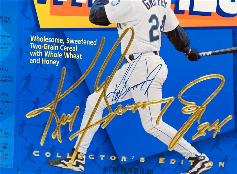 Ken Griffey Jr. Signed Wheaties Cereal Box (Some Creases in Un-Made Box) - JSA COA