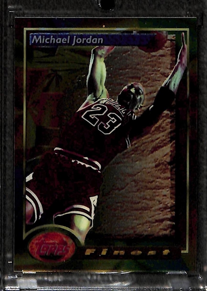 1993-94 Topps Finest Michael Jordan # 1 & 1994-95 Topps Finest Michael Jordan  # 331