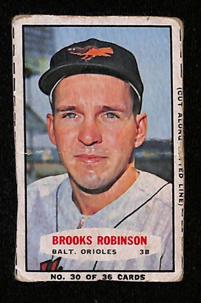 (12) Bazooka Baseball Cards (1963-1971) w. Hornsby, Plank, E. Collins, B. Robinson