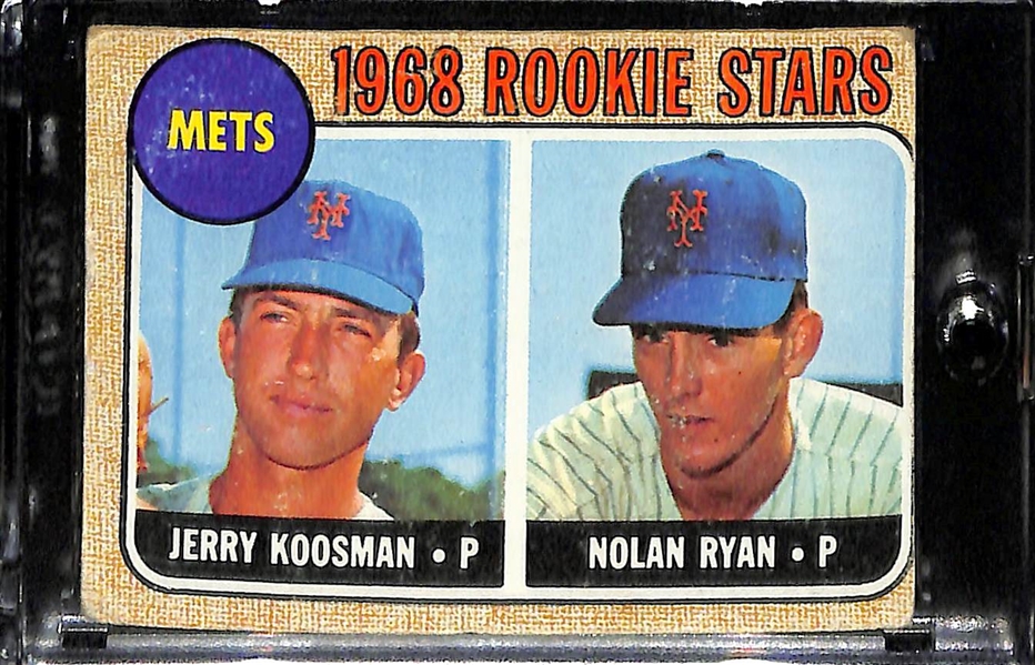 Rookie Lot - 1960 Carl Yastrzemski (BVG Raw Review 1.5) & 1968 Nolan Ryan (Authentic)