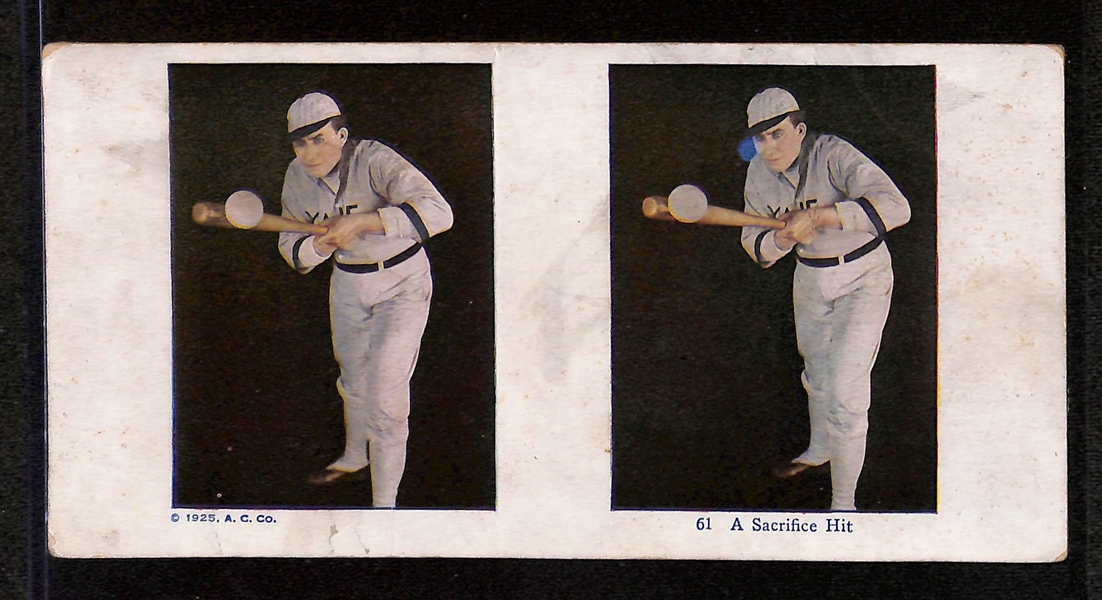 Yale University Lot - 1910 S22 Baseball Silk & 1925 Baseball Steroview