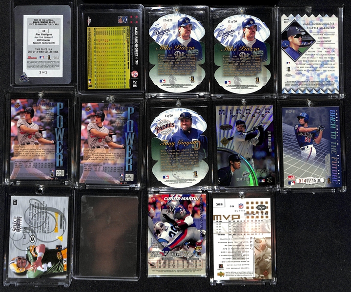 Lot of (23) Mostly 1990s Baseball Inserts w. Alex Rodriguez, Ripken Jr., Gwynn, and Others 