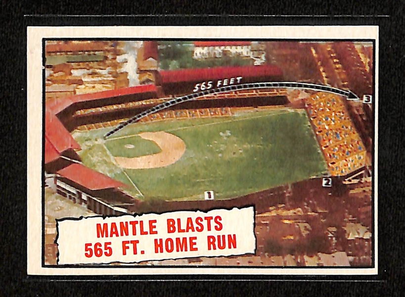 1961 Mantle Blasts 565' HR - Sharp Card - Relatively Pack Fresh 