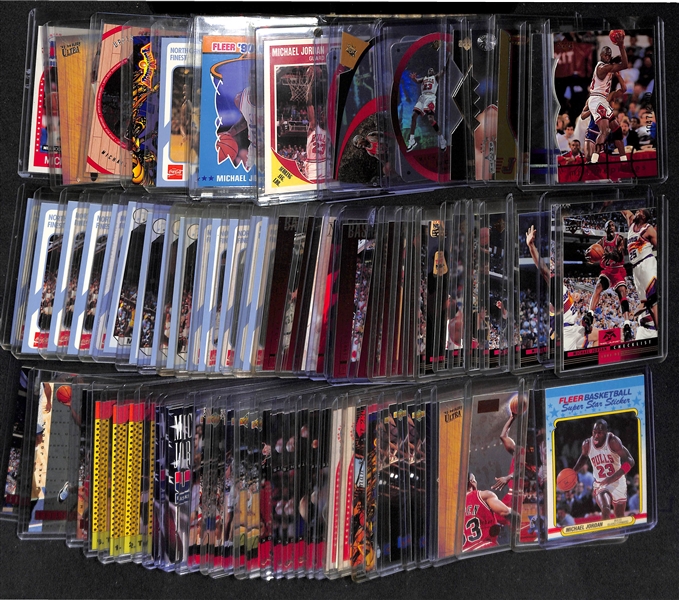 Lot of (80+) Michael Jordan Basketball Cards w. Many Inserts! 