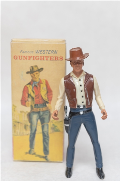 1958 Hartland Vint Bonner - Famous Western Gunfighters Figure - In Original Box