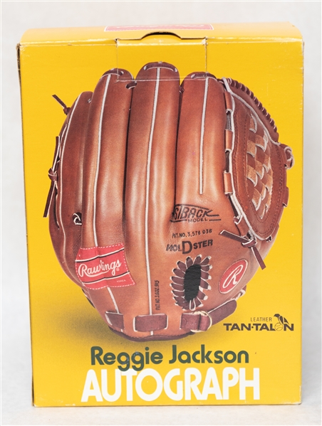 Rawlings 1970s Reggie Jackson RJ9 Left Hander Glove in Original Box