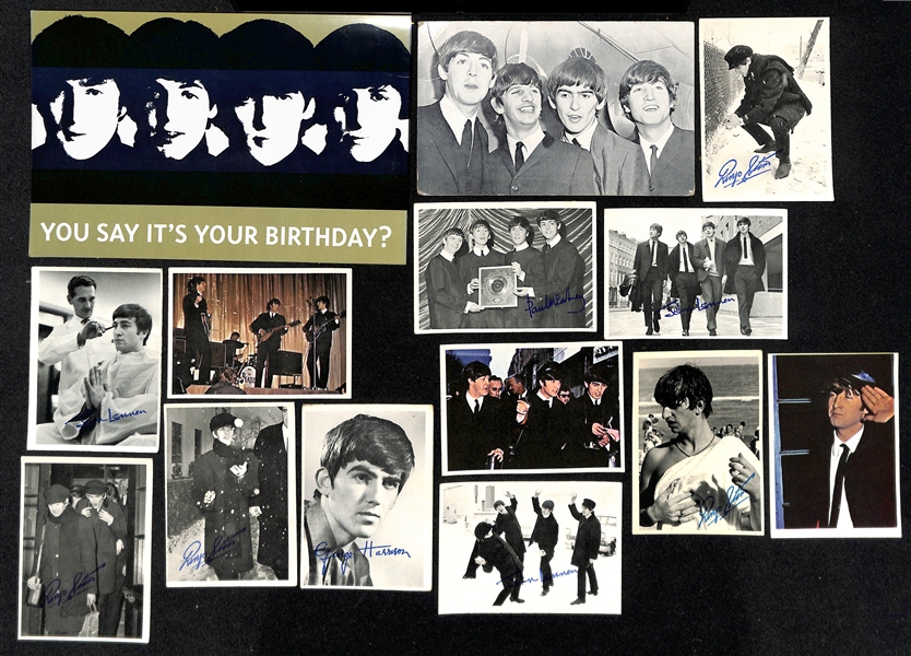 Beatles & Elvis Presley Lot of Cards & Memorabilia