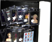10 Card Set of Marilyn Monroe Bed Sheet Relic Cards, Sealed Sports Time Box Set, and Print w. Historical Photo Archive - Marilyn Monroe “The Seven Year Itch” Limited Edition 16.5"x22" Fine Art...