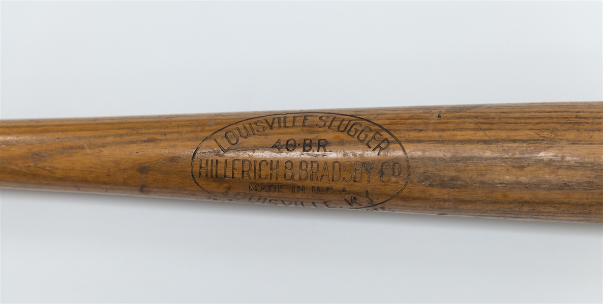 Vintage Hillerich & Bradsby Louisville Slugger 40 B.R. George Babe Ruth Model 34 Baseball Bat