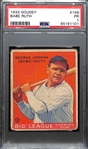 1933 Goudey Babe Ruth #149 Graded PSA 1 (Card Presents Better Than the Grade!)