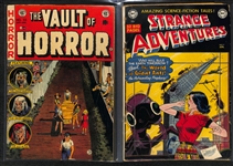1953 The Vault of Horror #33 & 1951 Strange Adventures #7 Comic Books