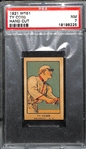 1921 W551 Ty Cobb (HOF) Hand Cut Strip Card Graded PSA 7 NM (Only 3 Graded Higher)