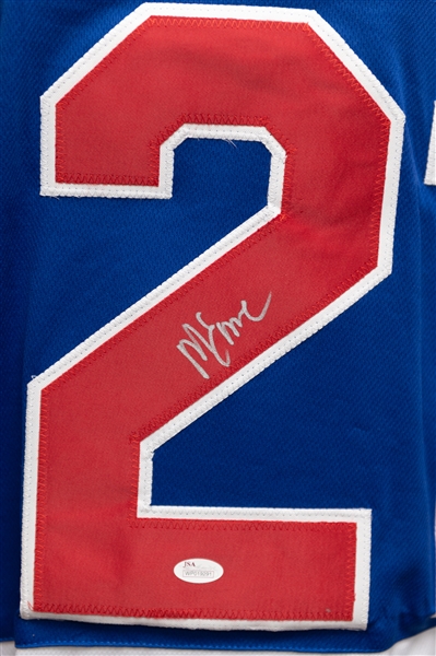 Mike Eruzione Signed USA Hockey Style Jersey (JSA COA)