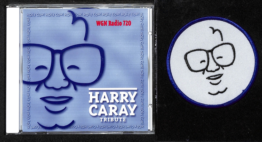 Harry Caray (Deceased Cubs Announcer) Signed Take Me Out to The Ballpark Sheet Music w. CD & Patch (JSA Auction Letter)