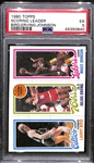 1980 Topps Larry Bird & Magic Johnson Dual Rookie Card (Scoring Leaders) Graded PSA 5 EX