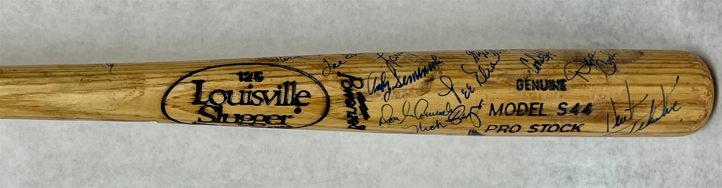 1950s-1970s Multi-Signed Phillies Louisville Slugger Pro Bat w. Johnny Callison & Larry Bowa - 100% of Bid Donated to the Darren Daulton Foundation