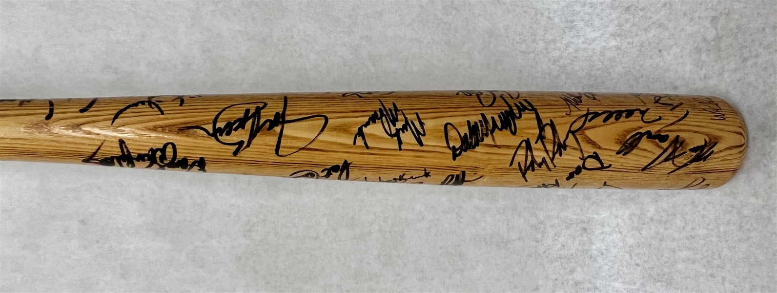 1980s-1990s Multi-Signed Phillies Players Rawlings Pro Bat w. John Kruk & Dale Murphy - 100% of Bid Donated to the Darren Daulton Foundation