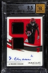 2021 Immaculate Collection Immaculate Rookies Signature Patches JaMarr Chase #66/99 BGS 8.5 w. Auto Grade 10