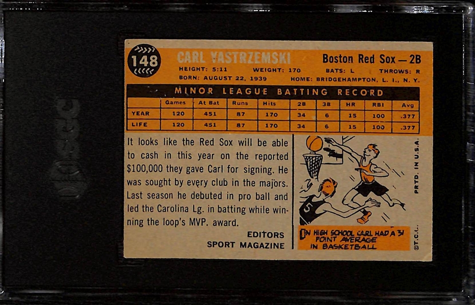1960 Topps Carl Yastrzemski #148 Rookie Card Graded SGC 2.5