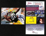 Reggie White Autographed Topps Stadium Club Green Bay Packers Card (JSA COA)