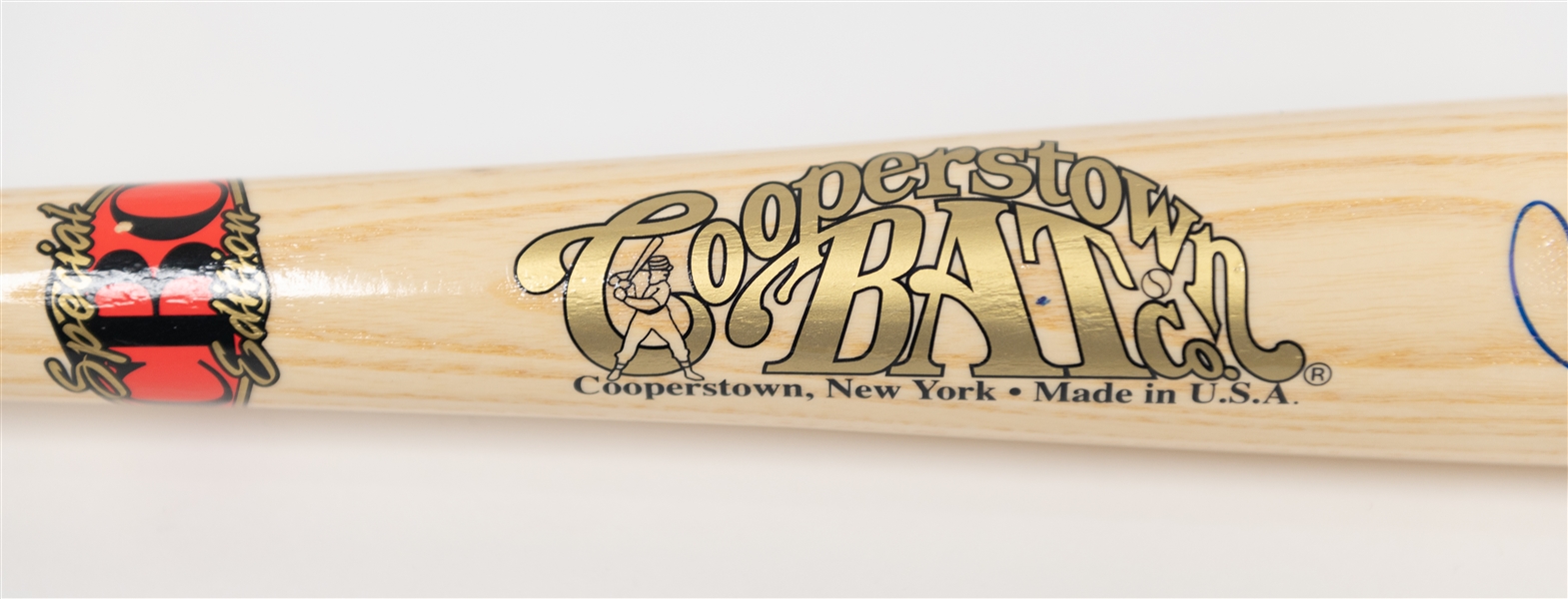 Ryne Sandberg Signed Original 1/1 Cooperstown Bat Company Baseball Bat w. Images & Stats (JSA COA) - #ed 1/1 on Bat Knob