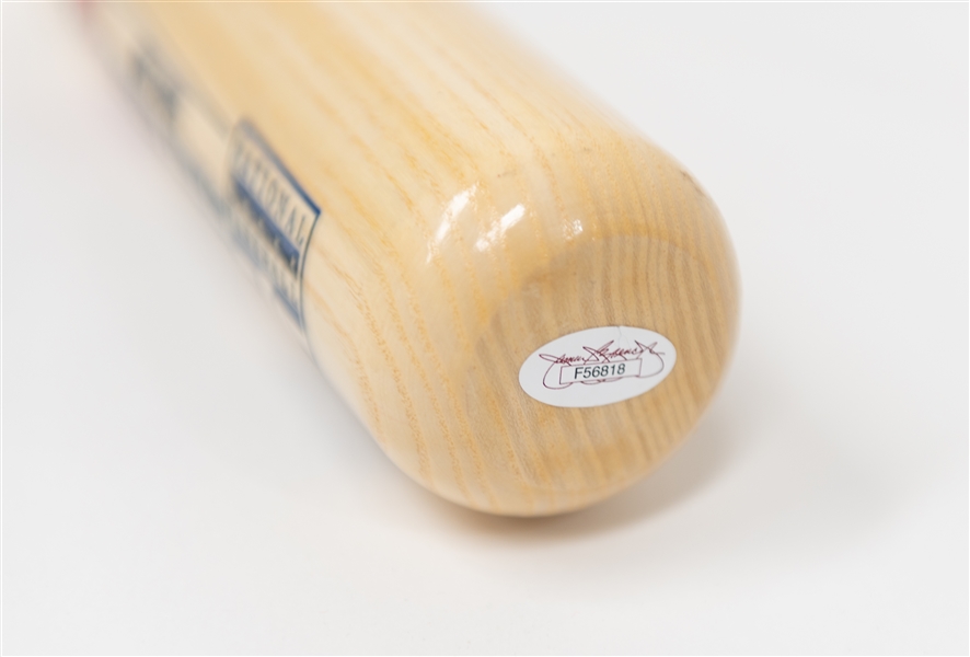 Ryne Sandberg Signed Original 1/1 Cooperstown Bat Company Baseball Bat w. Images & Stats (JSA COA) - #ed 1/1 on Bat Knob