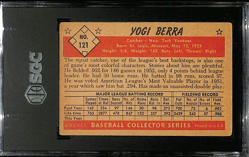 1953 Bowman Color Yogi Berra #121 Graded SGC 3