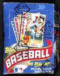 1984 Topps Baseball Wax Box w. 36 Packs, Possible Don Mattingly Rookie - BBCE Wrapped