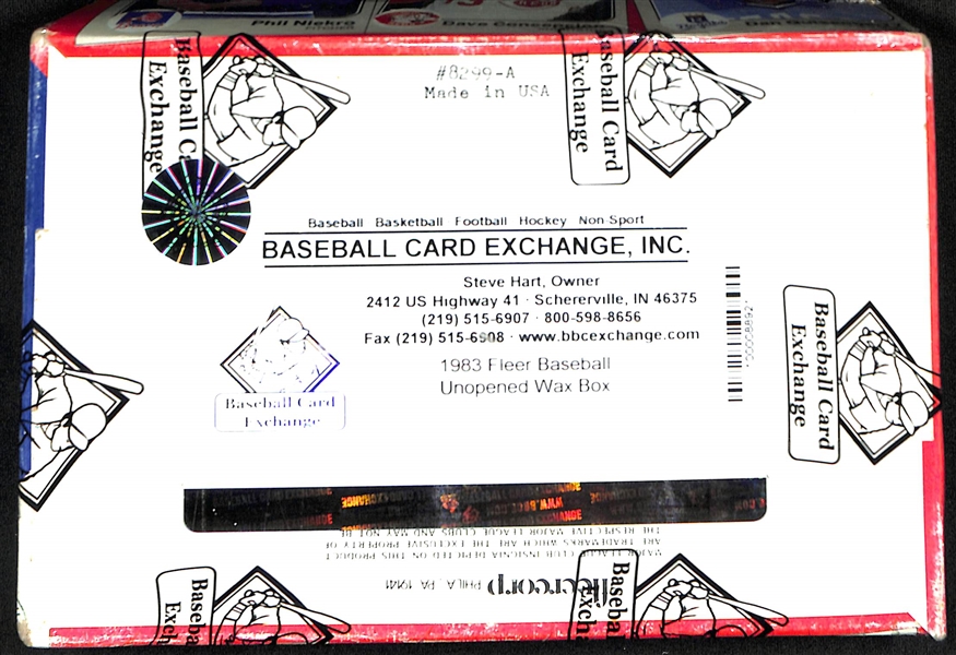 1983 Fleer Baseball Wax Box  - BBCE Wrapped