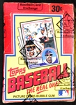 1983 Topps Baseball Wax Box w. 36 Unopened Packs - BBCE Wrapped