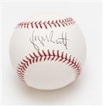 George Brett Autographed Rawlings Official Major League Baseball (JSA Auction Letter)