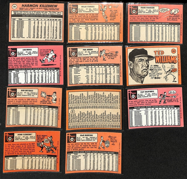  Lot of (500+) 1969 Topps Baseball Cards w. Harmon Killebrew