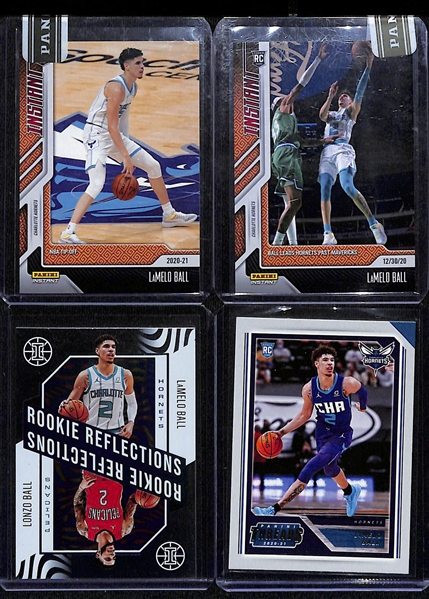 Lot of (35) LaMelo Ball and Zion Williamson Rookie Lot