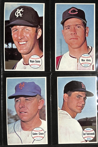 1964 Topps Giants Baseball Complete Set (Mostly Pack Fresh) w. 5 SGC Graded (Mantle 7; Aaron 7; Mays 6.5; Koufax 6.5; Clemente 4)