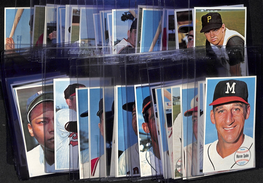 High Grade 1964 Topps Giants Baseball Complete Set (Mostly Pack Fresh) w. 5 SGC Graded (Mantle 8; Aaron 8.5; Mays 9; Koufax 8.5; Clemente 7)