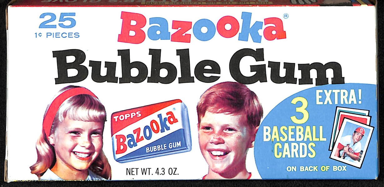 1971 Complete Bazooka Box Featuring Juan Marichal, Frank Howard, & Bill Melton