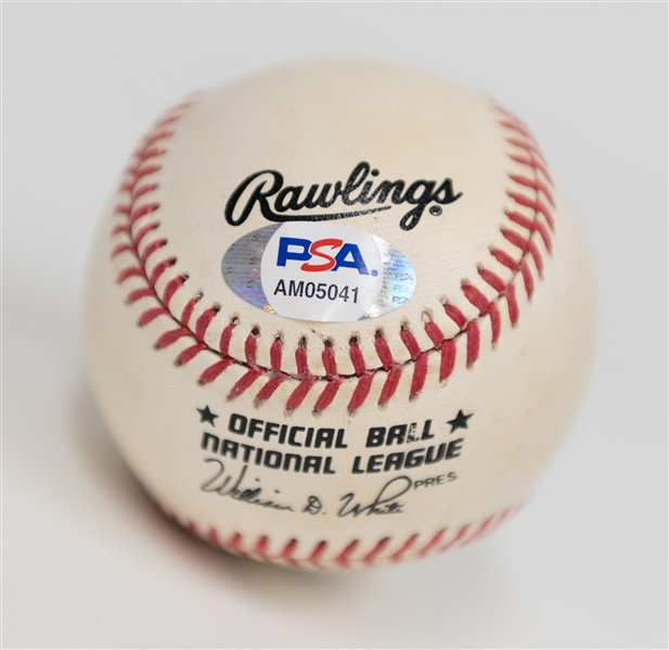 Willie Mays Signed Official AL Baseball - PSA/DNA COA & Graded 8.5 (Auto Grade 10, Baseball Grade 7)