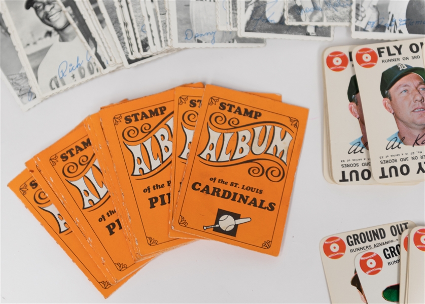  Lot of (100) 1968 Deckle Edge Cards w. (7) Clemente Cards & (50) 1969 Deckle Edge w. Clemente
