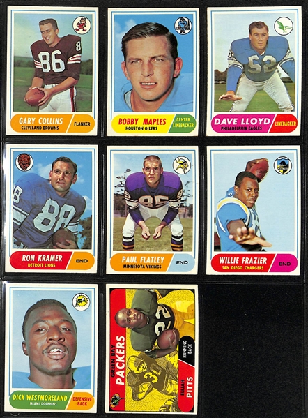  Lot of (90) 1966 Topps Football Cards and (50) 1967-1970 Topps Football Cards w. 1966 Topps Wendell Hayes