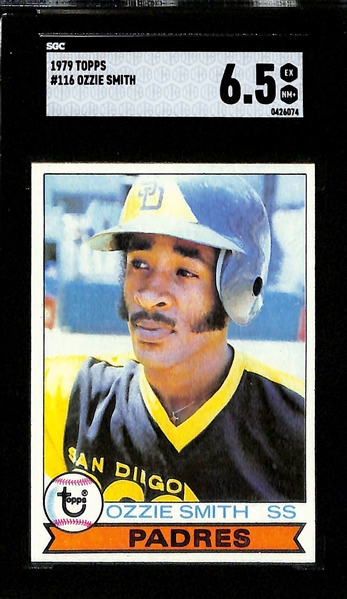 1979 Topps Ozzie Smith #116 Rookie Card Lot (SGC 7 and SGC 6.5)