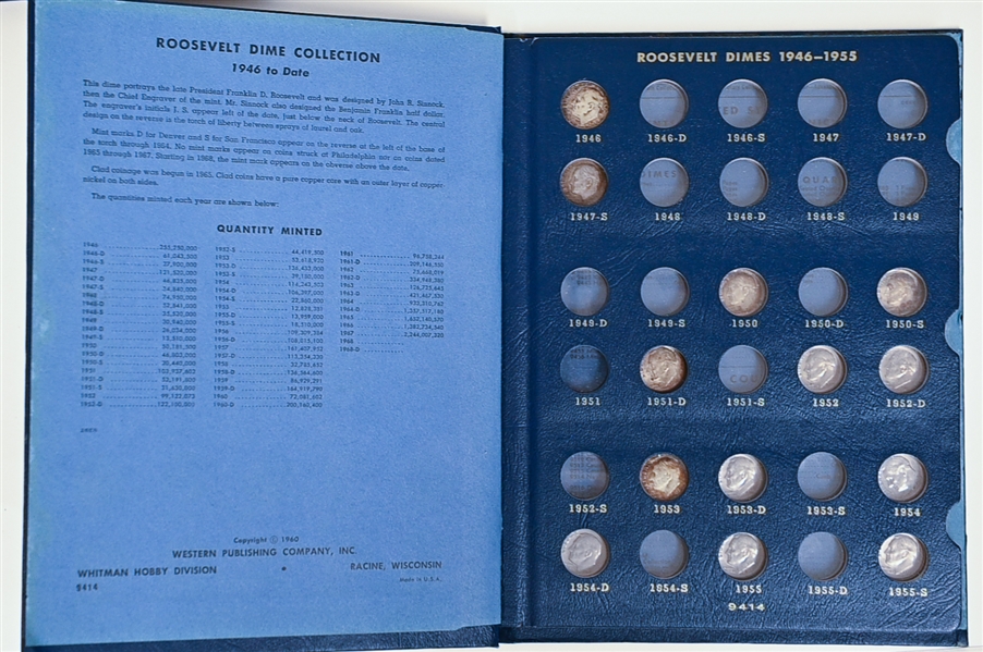Lot of American & Foreign Coins w. 1969 Proof Set