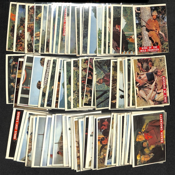  1956 Topps Davy Crockett Orange Back Complete Set of 80 Cards