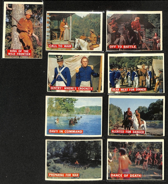  1956 Topps Davy Crockett Orange Back Complete Set of 80 Cards