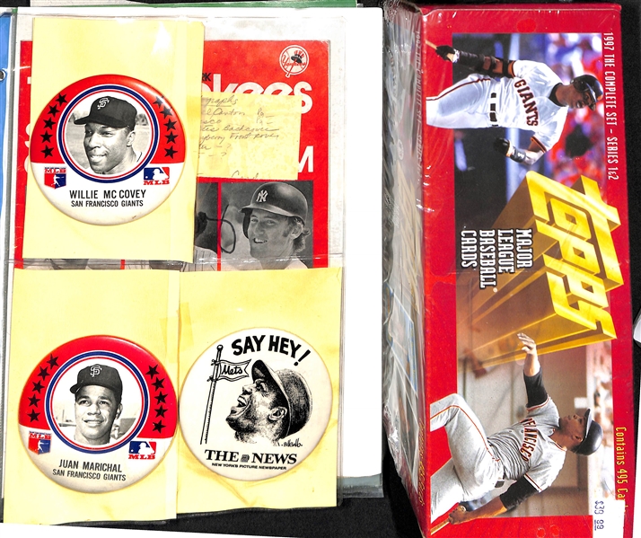 1997 Topps Baseball Factory Set, Baseball Scorecards and Yearbooks From 1960s-70s
