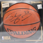 Shaquille ONeal Autographed Spalding Official NBA Game Ball (JSA Auction Letter)