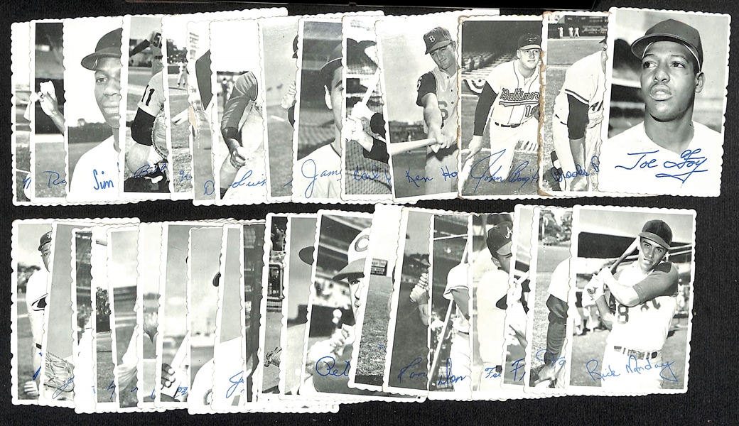1969 Topps Baseball Deckle Edge Complete Set of 33 Cards + Joe Foy Error Card