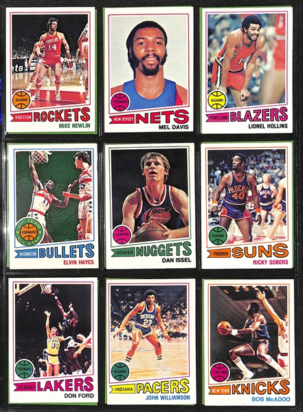  1977-78 Topps Basketball Complete Set of 132 Cards w. Pete Maravich