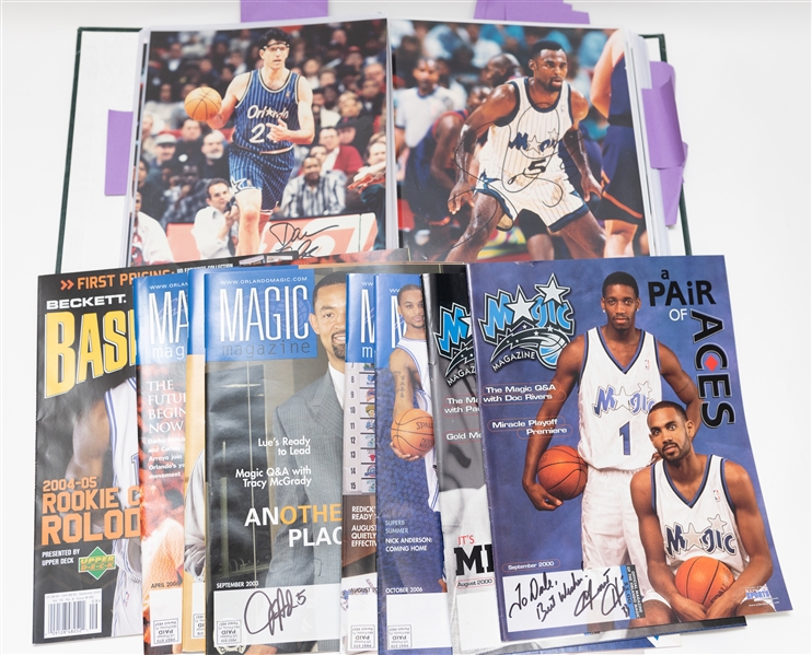 (45+) Huge Lot From the Orlando Magic w. Julius Erving, Grant Hill, Multiple Tracy McGrady & (6) Racing Autos w.  Earnhardt Jr. - JSA Auction Letter