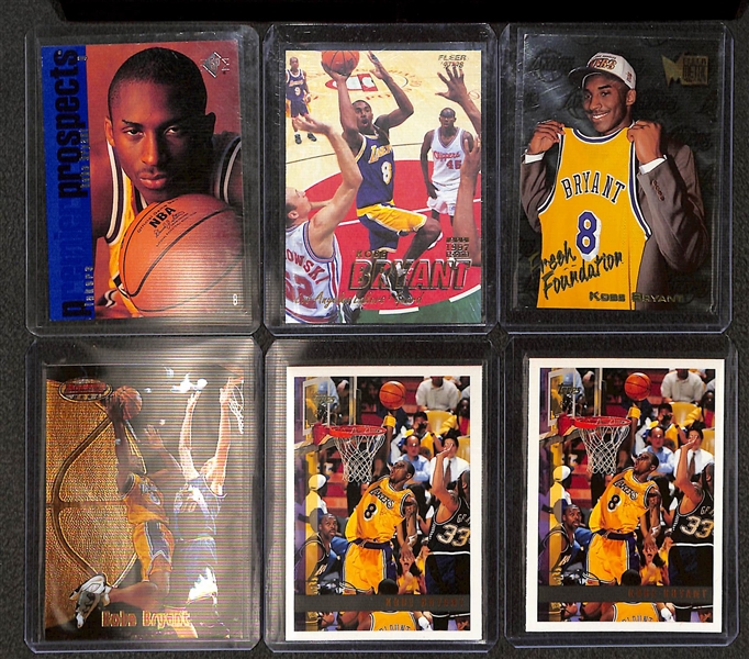 Lot of (15) Mostly Basketball Cards w. Michael Jordan, Kobe Bryant RCs, Tim Duncan RCs and Julio Rodriguez RC