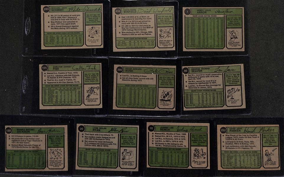 1974 Topps Baseball Card Complete Set (660 w. Team Checklists)